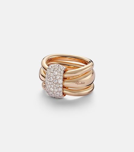 Bague Together en or rose 18 ct et diamants - Pomellato - Modalova
