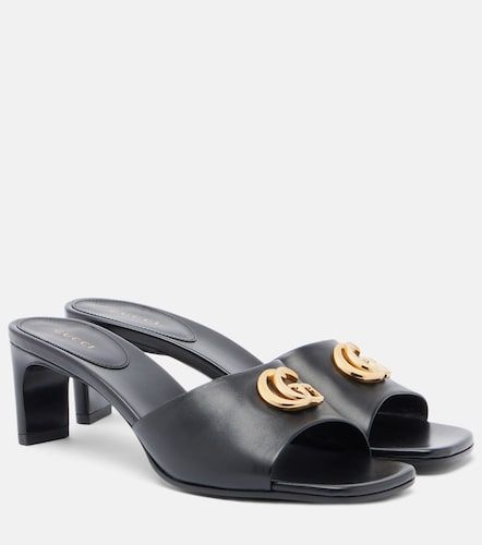 Gucci Mules Double G en cuir - Gucci - Modalova
