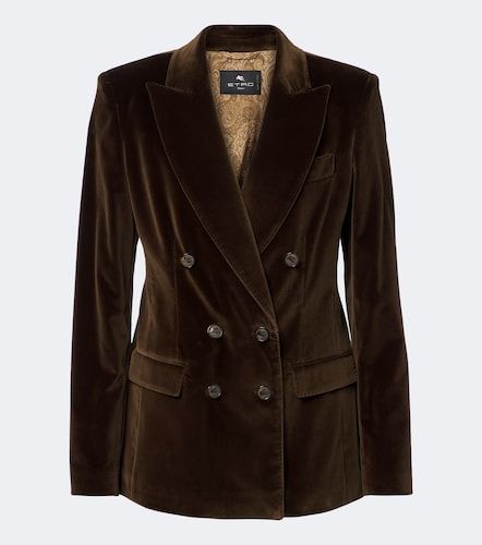 Etro Blazer en velours de coton - Etro - Modalova