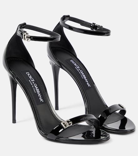 Sandales en cuir verni - Dolce&Gabbana - Modalova