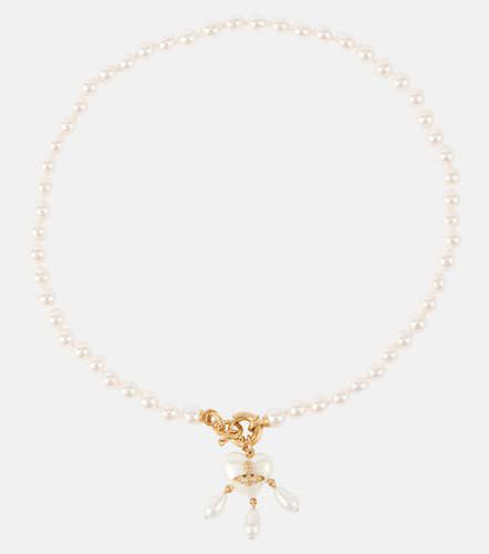 Collier Sheryl en plaqué or à perles fantaisie - Vivienne Westwood - Modalova