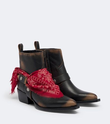 Santiags Debbie en cuir - Golden Goose - Modalova