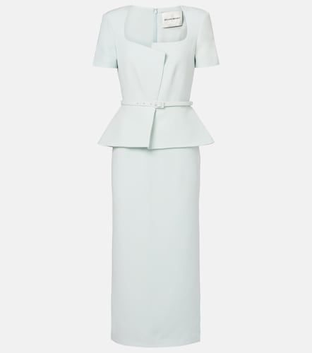 Robe midi en laine et soie - Roland Mouret - Modalova