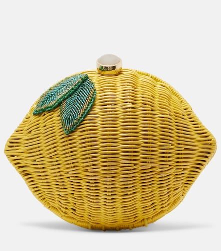 Pochette Lemon en osier - Judith Leiber Couture - Modalova