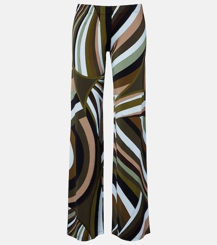 Pantalon ample en jersey satiné - Pucci - Modalova
