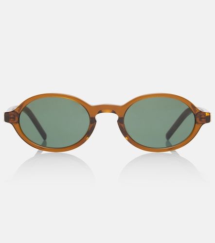 Lunettes de soleil ovales Monogram - Saint Laurent - Modalova