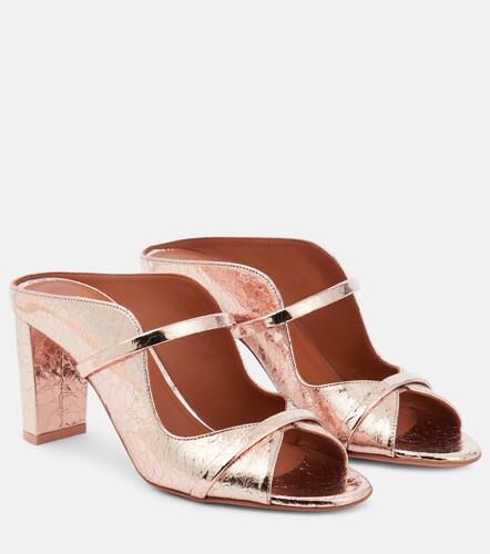 Mules Norah 70 en cuir embossé - Malone Souliers - Modalova