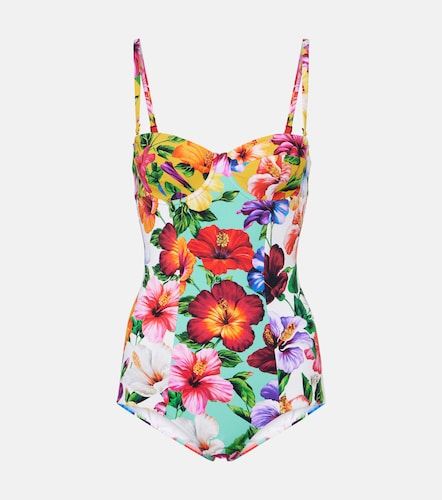 Maillot de bain à fleurs - Dolce&Gabbana - Modalova