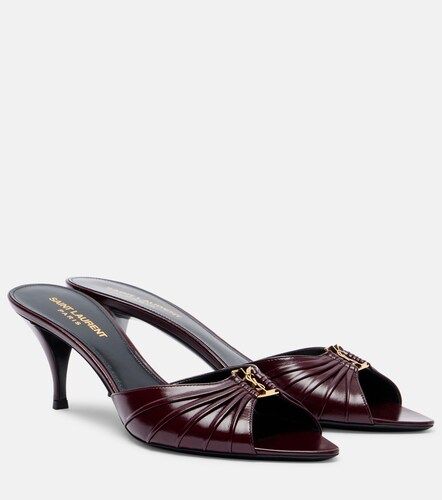 Mules Babylone Cassandre 60 en cuir - Saint Laurent - Modalova