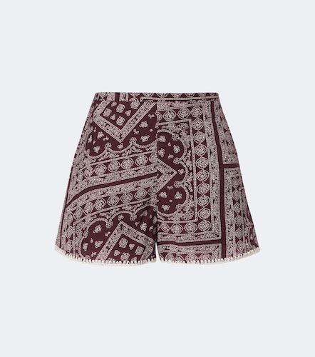 Short Tennison en coton mélangé à imprimé - Veronica Beard - Modalova