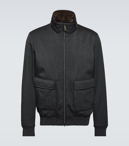 Herno Veste bomber en laine - Herno - Modalova