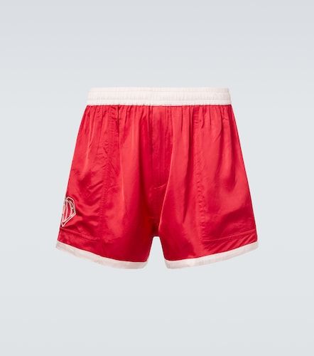 Short Heart Deco brodé en satin - Bode - Modalova