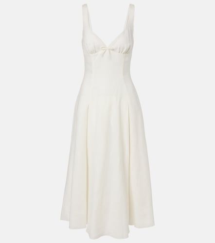 Faithfull Robe midi Adalee en lin - Faithfull - Modalova