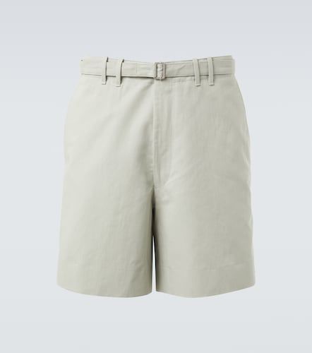 Stòffa Short à ceinture en coton et lin - Stoffa - Modalova