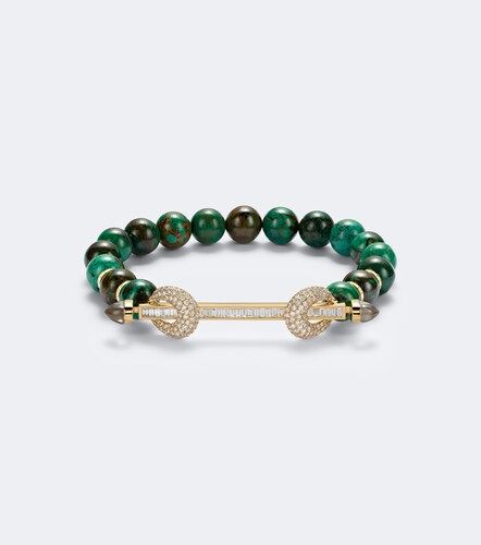 Bracelet Chakra en or 18 ct et pierres précieuses - Ananya - Modalova
