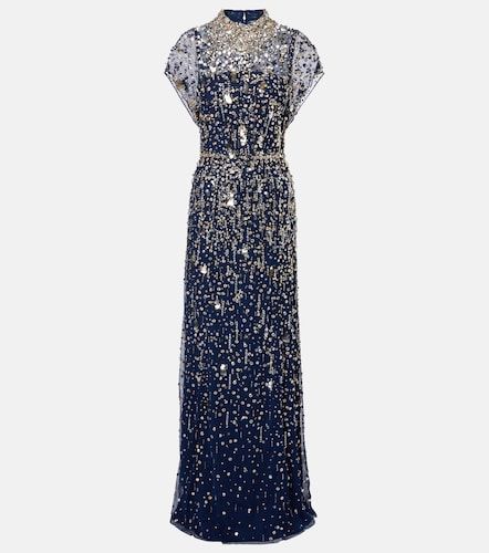 Robe longue Sylvie à ornements - Jenny Packham - Modalova