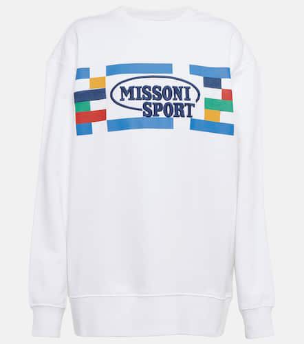 Sweat-shirt en coton à logo - Missoni - Modalova