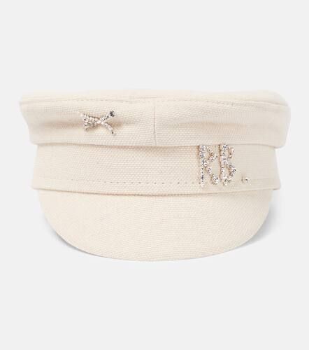 Casquette gavroche en coton à ornements - Ruslan Baginskiy - Modalova