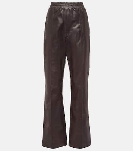 Loewe Pantalon flare en cuir - Loewe - Modalova