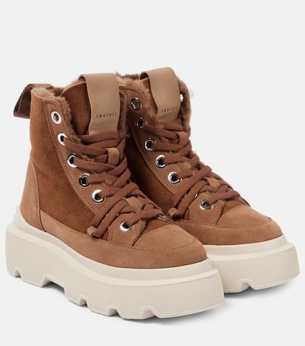 Bottines après-ski Matilda en cuir et shearling - Inuikii - Modalova