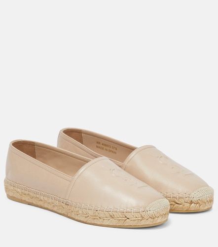 Espadrilles Monogram en cuir - Saint Laurent - Modalova