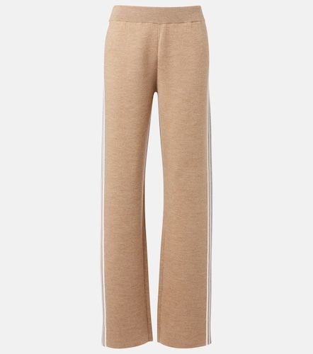 Pantalon droit Benada rayé en laine mélangée - Fusalp - Modalova