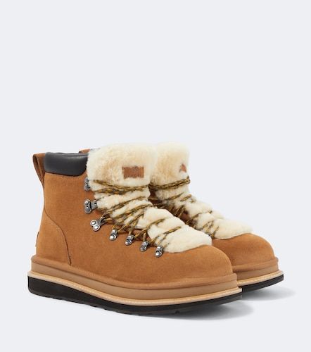 X UGG – Bottines en daim et shearling - Sacai - Modalova