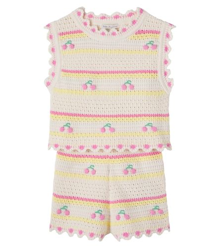Ensemble top et short Paloma en crochet de coton - Bebe Organic - Modalova