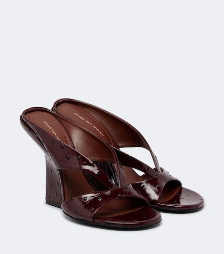 Dries Van Noten Mules en cuir verni - Dries Van Noten - Modalova