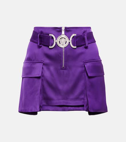 Mini-jupe cargo Medusa en satin - Versace - Modalova