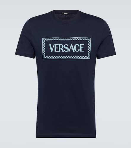 Versace T-shirt en coton à logo - Versace - Modalova