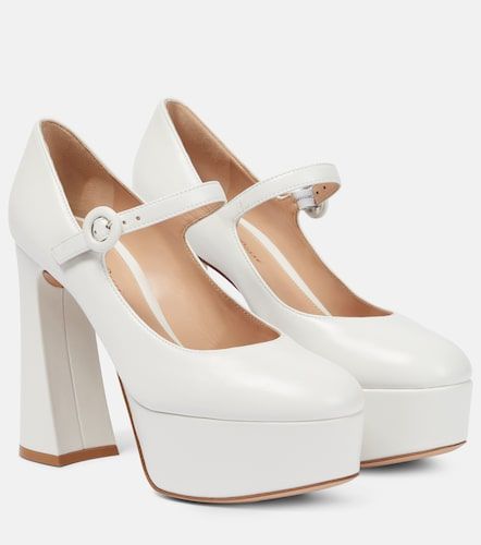 Escarpins Mary Jane en cuir - Gianvito Rossi - Modalova