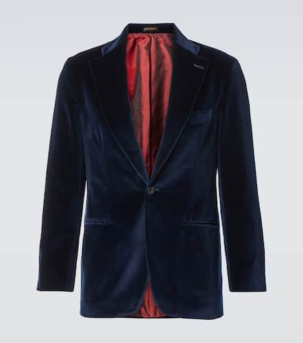 Blazer en velours de coton - Rubinacci - Modalova