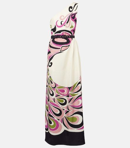 Robe longue Roy imprimée en soie - La DoubleJ - Modalova