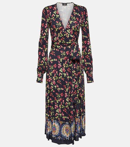 Etro Robe portefeuille imprimée - Etro - Modalova