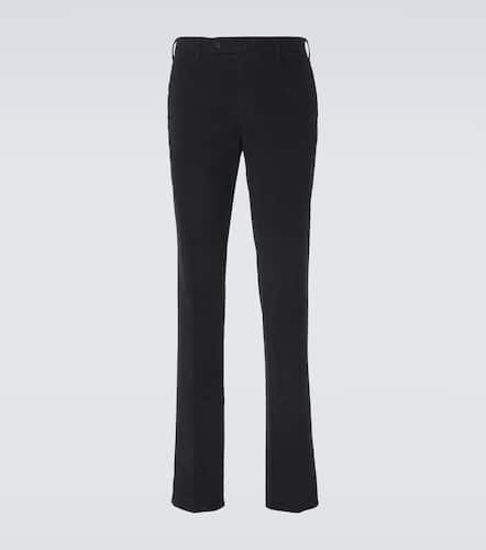 Pantalon droit en velours côtelé de coton - Incotex - Modalova