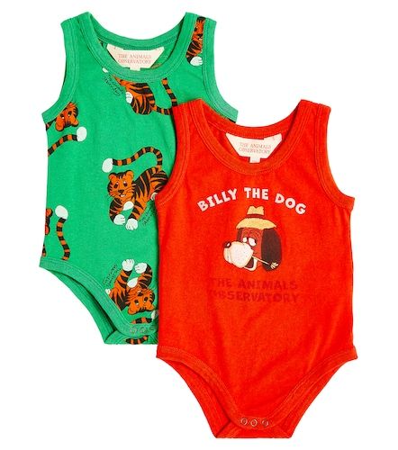 Bébé – Set de 2 bodys imprimés en coton - The Animals Observatory - Modalova