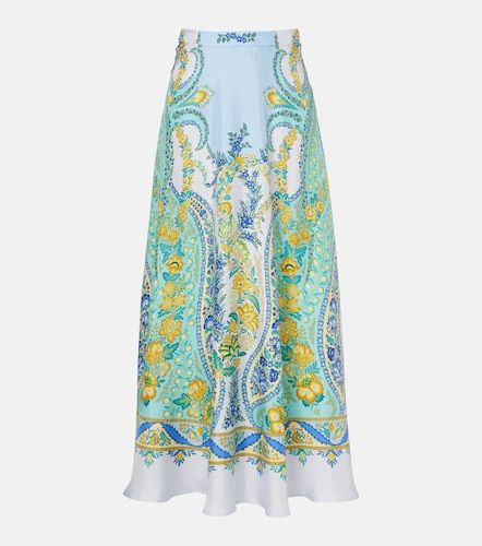 Etro Jupe longue en soie à fleurs - Etro - Modalova