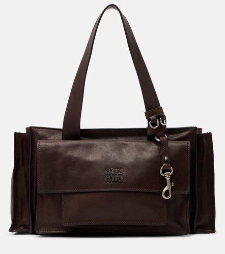 Sac à bandoulière Utilitaire en cuir - Miu Miu - Modalova