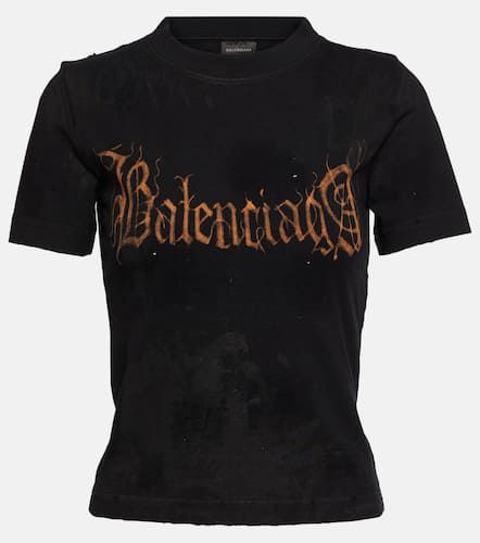 T-shirt imprimé en coton - Balenciaga - Modalova