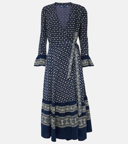Robe portefeuille en coton à fleurs - Polo Ralph Lauren - Modalova