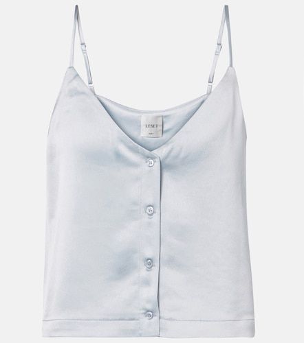 Leset Caraco Barb Button en satin - Leset - Modalova