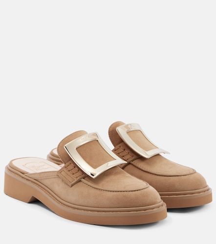Mules Viv’ Rangers en daim - Roger Vivier - Modalova