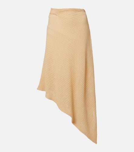 Jupe midi en coton mélangé - Victoria Beckham - Modalova