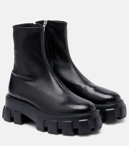 Prada Bottines Monolith en cuir - Prada - Modalova