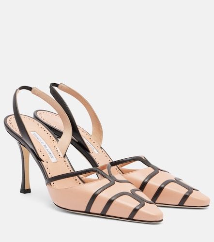 Escarpins slingback Sarto 90 en cuir - Manolo Blahnik - Modalova