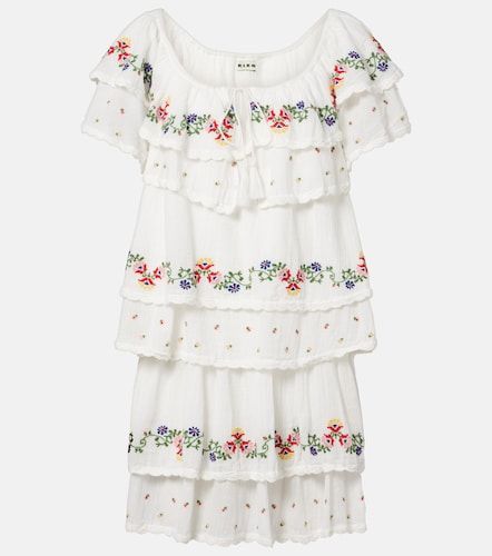 Rixo Robe Leilani brodée en coton - Rixo - Modalova