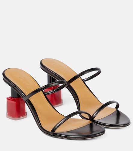 Loewe Mules Nail Polish en cuir - Loewe - Modalova