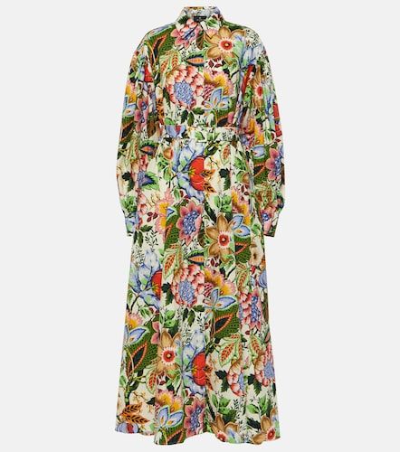Robe chemise en coton à imprimé floral - Etro - Modalova