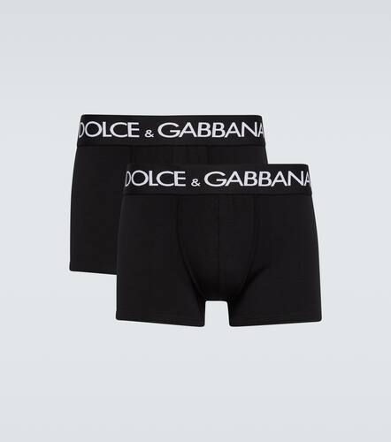 Set de 2 boxers en coton mélangé - Dolce&Gabbana - Modalova